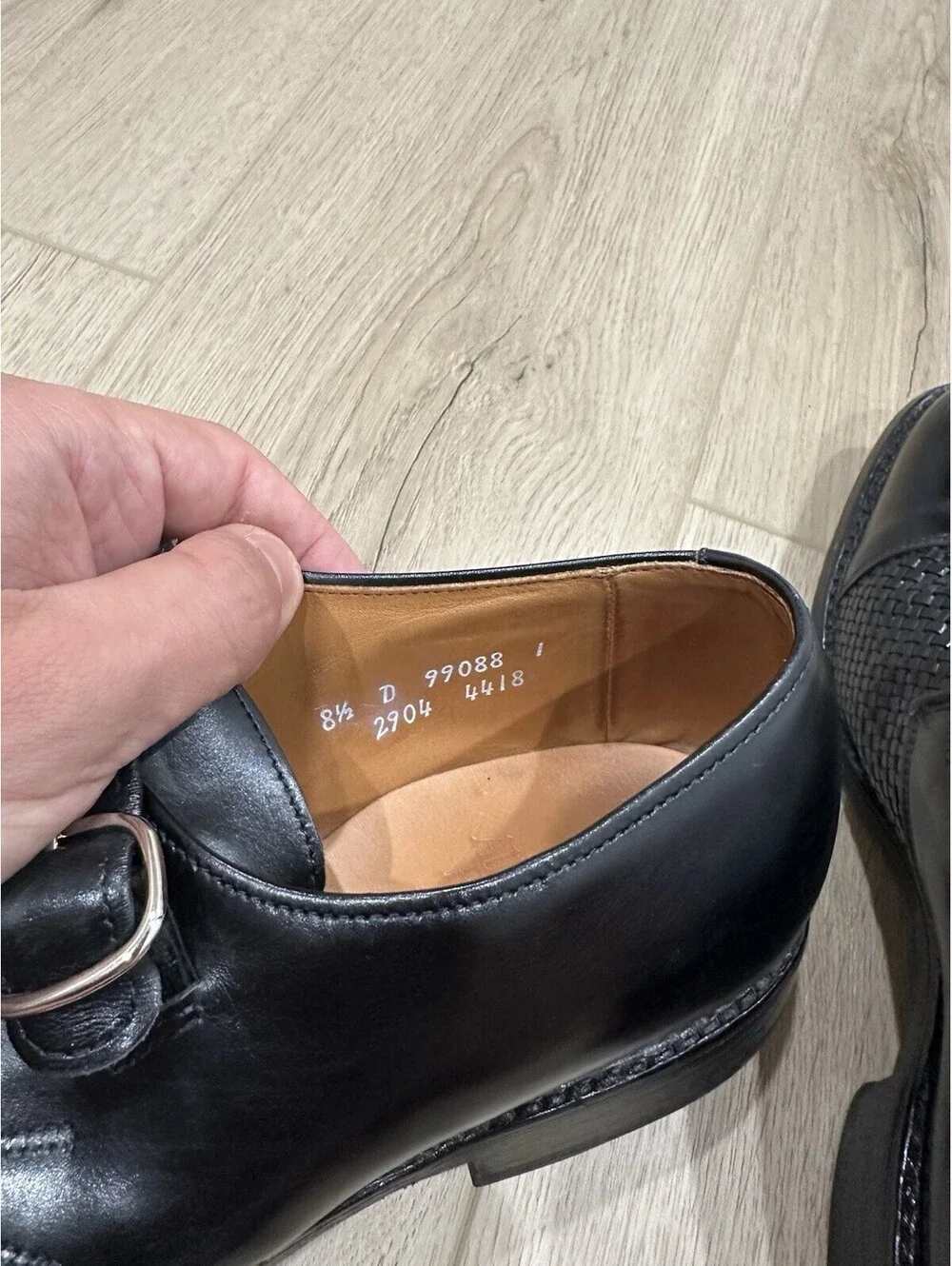 Allen Edmonds TULANE Monkstrap 8.5D Black